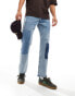 Фото #5 товара Levi's Skateboarding 501 straight fit jeans in light blue