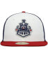 Фото #1 товара Men's White, Navy Round Rock Express Authentic Collection Team Alternate 59FIFTY Fitted Hat