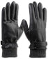 Фото #1 товара Men's Touchscreen Insulated Gloves with Knit Cuffs