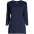 Фото #10 товара Petite 3/4 Sleeve Supima Cotton Crewneck Tunic