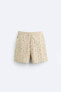 Frayed jacquard bermuda shorts