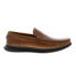 Фото #1 товара Florsheim Montigo Venetian Mens Brown Loafers & Slip Ons Casual Shoes