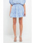 Фото #1 товара Women's Sequins Mini Skirt