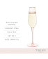 Фото #6 товара Rose Crystal Champagne Flute Set