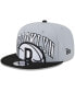 ფოტო #1 პროდუქტის Men's Gray, Black Brooklyn Nets Tip-Off Two-Tone 9FIFTY Snapback Hat