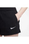 Фото #3 товара Sportswear Rib Jersey Kadın Siyah Şort, Nike Siyah Şort