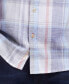 Фото #3 товара Men's Short Sleeve Plaid Shirt