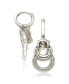 ფოტო #2 პროდუქტის Suzy Levian Sterling Silver Cubic Zirconia Panther Double Ring Drop Earrings