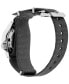 ფოტო #3 პროდუქტის Men's Automatic 5 Sports Gray Nylon Strap Watch 40mm