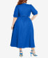 Фото #2 товара Trendy Plus Size Sunset Stroll Midi Dress