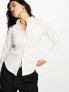 Фото #1 товара ASOS DESIGN long sleeve fitted shirt in white