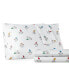 Фото #7 товара Micro Flannel Printed Queen 4-pc Sheet Set