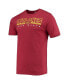 ფოტო #4 პროდუქტის Men's Heathered Charcoal, Cardinal Iowa State Cyclones Meter T-shirt and Pants Sleep Set