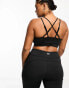 Фото #2 товара ASOS 4505 Curve Icon zip front high support sports bra in black