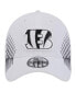 Men's White Cincinnati Bengals Active 39thirty Flex Hat