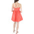 Cinq à Sept Women's Effie Bubble Mini Dress Neon Coral Size 4