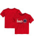 ფოტო #2 პროდუქტის Toddler Boys and Girls Red Los Angeles Angels City Connect Graphic T-shirt