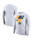 Фото #1 товара Men's White North Carolina A&T Aggies Legend Bench Long Sleeve T-shirt