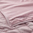 Фото #4 товара King Heavyweight Linen Blend Quilt Pillow Sham Mauve - Casaluna
