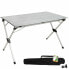 Folding Table Aktive Silver Aluminium 110 x 70 x 70 cm (4 Units)