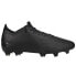 Фото #1 товара Puma Ultra 1.1 Leather Firm GroundArtificial Grass Soccer Cleats Mens Black Snea