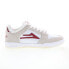 Фото #1 товара Lakai Telford Low Chocolate Mens White Suede Skate Inspired Sneakers Shoes