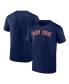 Фото #1 товара Men's Xander Bogaerts Navy Boston Red Sox Player Name and Number T-shirt