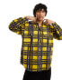 Levi's Skate shirt in yellow large check with pockets