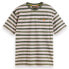 Фото #1 товара SCOTCH & SODA Washed Yarn Dye Stripe short sleeve T-shirt