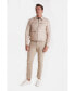 ფოტო #3 პროდუქტის Men's Leather Jacket, Nappa Beige