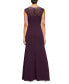 ფოტო #2 პროდუქტის Women's Embellished Ruffled Gown