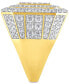 ფოტო #4 პროდუქტის Men's Diamond Cluster Ring (5 ct. t.w.) in 10k Gold