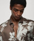 Фото #4 товара Рубашка с цветочным принтом MANGO для мужчин
