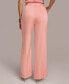 ფოტო #2 პროდუქტის Women's Straight-Leg Satin Pants