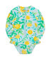 ფოტო #4 პროდუქტის Baby Girls Lemon Rash Guard 1-Piece Swimsuit