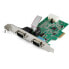 Фото #1 товара StarTech.com 2-port PCI Express RS232 Serial Adapter Card - PCIe RS232 Serial Host Controller Card - PCIe to Dual Serial DB9 Card - 16950 UART - Expansion Card - Windows & Linux - PCIe - Serial - PCIe 1.1 - RS-232 - Green - 222366 h