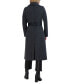 Фото #2 товара Womens Wool Blend Belted Wrap Coat