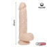 Фото #17 товара Realistic Dildo Liquid Silicone Dual Layer 8.25 White