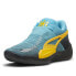 Фото #2 товара Puma Rise Nitro Dominayton Lace Up Basketball Mens Blue Sneakers Athletic Shoes