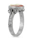 Фото #2 товара Pewter Carnelian Cameo Oval Ring