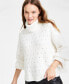 ფოტო #1 პროდუქტის Women's Astro Embellished Turtleneck Sweater