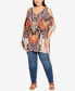 Фото #3 товара Plus Size Ibiza Kaftan Top