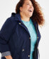 ფოტო #11 პროდუქტის Women's Hooded Anorak, PP-4X, Created for Macy's