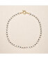 ფოტო #1 პროდუქტის 18K Gold Plated Freshwater Pearl with Black Japanese Beads - Victoria Necklace 17" For Women