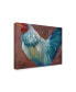Фото #2 товара Marnie Bourque Blue Rooster Canvas Art - 20" x 25"
