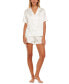 Women's 2-Pc. Jamie Dot Jacquard Short Pajamas Set