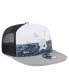 Фото #3 товара Men's White/Gray Detroit Tigers Team Foam Front A-Frame Trucker 9FIFTY Snapback Hat