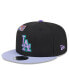 Men's Black/Purple Los Angeles Dodgers Grape Big League Chew Flavor Pack 9FIFTY Snapback Hat