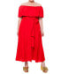 Фото #1 товара Plus Size Morning Glory Maxi Dress
