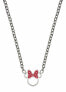 Steel necklace with Minnie Mouse pendant N600631L-157.CS